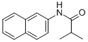 Structure of N-NAPHTHALEN-2-YL-ISOBUTYRAMIDE