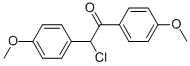 Structure of 2-CHLORO-1,2-BIS-(4-METHOXY-PHENYL)-ETHANONE