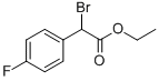 Structure of BROMO-(4-FLUORO-PHENYL)-ACETIC ACID ETHYL ESTER