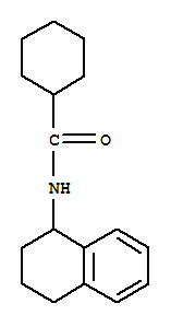 CYCLOHEXANECARBOXAMIDE,N-(1,2,3,4-TETRAHYDRO-1-NAPHTHALENYL)-结构式