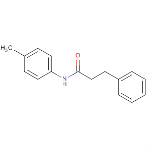 Structure of Benzenepropanamide, N-(4-methylphenyl)-