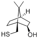 (1S)-(-)-10-巯基异冰片结构式