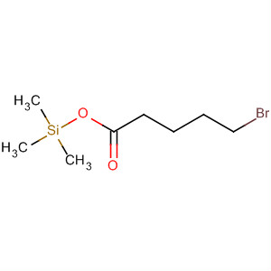 Pentanoic acid, 5-bromo-, trimethylsilyl ester结构式