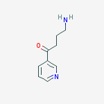 Structure of 1-Butanone,4-amino-1-(3-pyridinyl)-