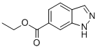 Structure of ETHYL 1H-INDAZOLE-6-CARBOXYLATE