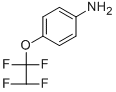 Structure of 4-(1,1,2,2-TETRAFLUOROETHOXY)ANILINE