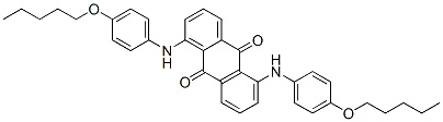 Structure of 1,5-bis[[4-(pentyloxy)phenyl]amino]anthraquinone