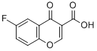 Structure of 6-FLUOROCHROMONE-3-CARBOXYLIC ACID  97