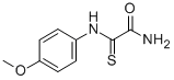 Structure of ACETAMIDE, 2-[(4-METHOXYPHENYL)AMINO]-2-THIOXO-
