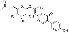 Structure of 6-O-ACETYLDAIDZIN