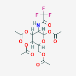 Structure of 1,3,4,6-tetra-O-acetyl-2-deoxy-2-[(trifluoroacetyl)amino]hexopyranose