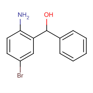 Structure of Benzenemethanol, 2-amino-5-bromo-a-phenyl-
