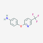4-{[5-(trifluoromethyl)pyridin-2-yl]oxy}aniline结构式