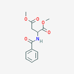Structure of dimethyl 2-benzamidosuccinate