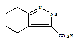 Structure of 2H-Indazole-3-carboxylicacid, 4,5,6,7-tetrahydro-