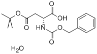 Structure of Z-D-ASP(OTBU)-OH H2O