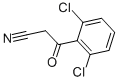 Structure of 3-(2,6-dichlorophenyl)-3-oxopropiononitrile
