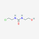 1-(2-chloroethyl)-3-(2-hydroxyethyl)urea结构式
