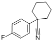 Structure of 1-(4-FLUOROPHENYL)CYCLOHEXANECARBONITRILE