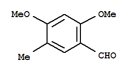 Structure of 2,4-dimethoxy-5-methylbenzaldehyde