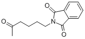 Structure of 2-(5-OXO-HEXYL)-ISOINDOLE-1,3-DIONE