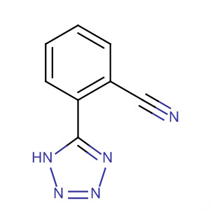 Structure of Benzonitrile, 2-(1H-tetrazol-5-yl)-