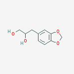 1,2-Propanediol, 3-(1,3-benzodioxol-5-yl)-结构式