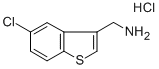 Structure of (5-CHLORO-1-BENZOTHIOPHEN-3-YL)METHYLAMINE