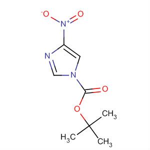 Structure of 1H-Imidazole-1-carboxylic acid, 4-nitro-, 1,1-dimethylethyl ester