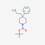 Structure of Tert-butyl 4-(2-hydroxyethyl)-4-phenylpiperidine-1-carboxylate