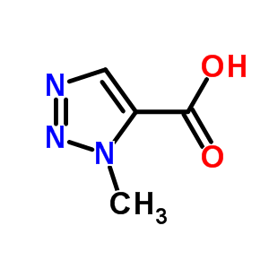 Structure of 1-methyl-1H-1,2,3-triazole-5-carboxylic acid