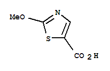 Structure of 5-Thiazolecarboxylicacid, 2-methoxy-