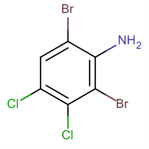 Structure of Benzenamine, 2,6-dibromo-3,4-dichloro-