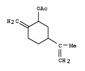 Structure of CISANDTRANS-PARA-1(7)8-MENTHADIEN-2-YLACETATE