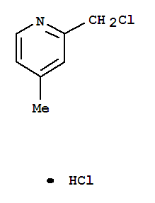 Structure of 2-(Chloromethyl)-4-methylpyridine hydrochloride
