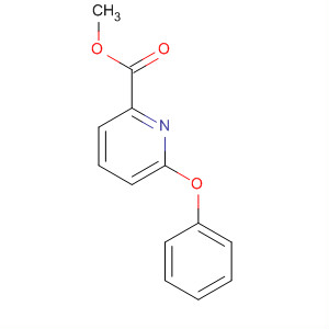 Structure of 2-Pyridinecarboxylic acid, 6-phenoxy-, methyl ester