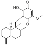 Chemical structure of ILIMAQUINONE