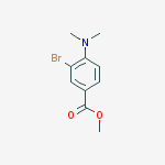 Structure of Methyl 3-Bromo-4-(dimethylamino)benzoate