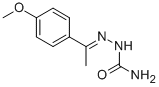 Structure of 2-[1-(4-METHOXYPHENYL)ETHYLIDENE]-1-HYDRAZINECARBOXAMIDE