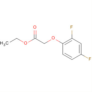 Structure of Acetic acid, (2,4-difluorophenoxy)-, ethyl ester