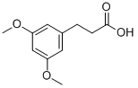 Structure of 3,5-DIMETHOXYPHENYLPROPIONIC ACID