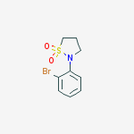 2-(2-Bromophenyl)isothiazolidine 1,1-dioxide结构式