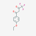 Structure of 1-(4-ETHOXYPHENYL)-4,4,4-TRIFLUOROBUTANE-1,3-DIONE