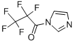Structure of 1-(PENTAFLUOROPROPIONYL)IMIDAZOLE