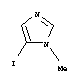 Structure of 5-IODO-1-METHYL-1H-IMIDAZOLE