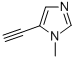Structure of 5-ETHYNYL-1-METHYL-1H-IMIDAZOLE 97