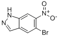 Structure of 5-BROMO-6-NITRO-1H-INDAZOLE