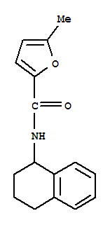 2-Furancarboxamide,5-methyl-N-(1,2,3,4-tetrahydro-1-naphthalenyl)-结构式