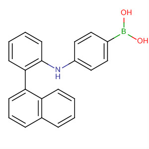 Structure of Boronic acid, [4-(1-naphthalenylphenylamino)phenyl]-