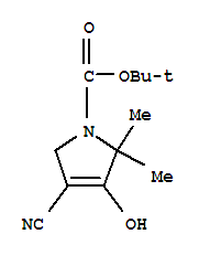 Structure of TERT-BUTYL 4-CYANO-2,2-DIMETHYL-3-OXOPYRROLIDINE-1-CARBOXYLATE